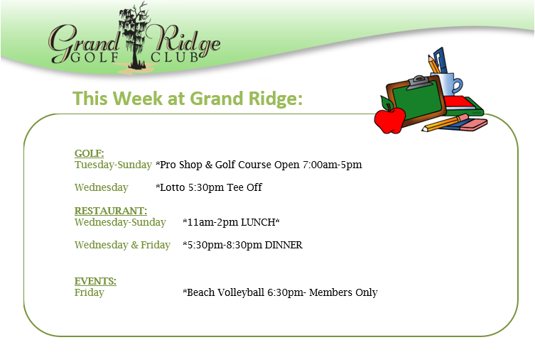 8-3 Week Happenings